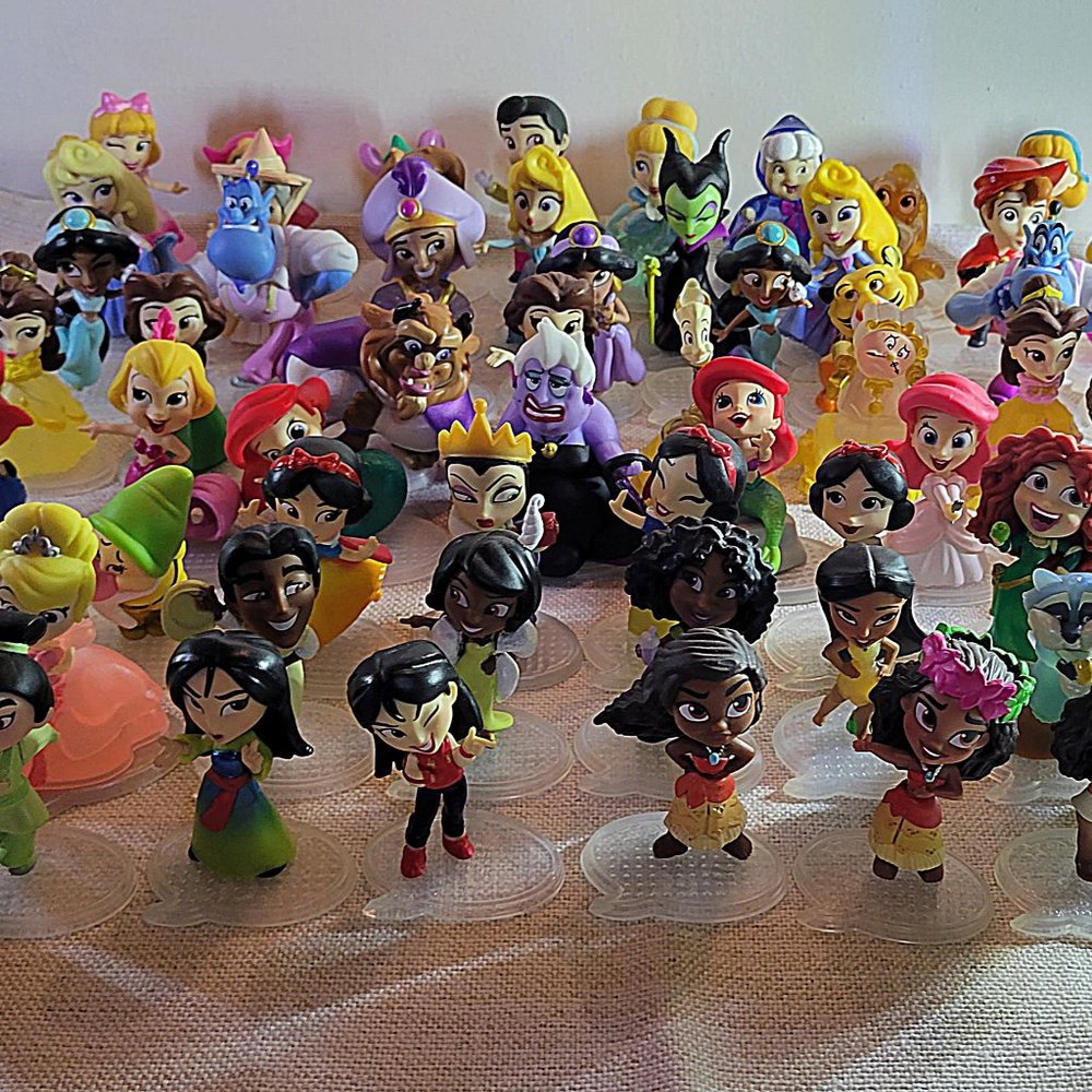 69 Disney Princess Comic Figures Collection